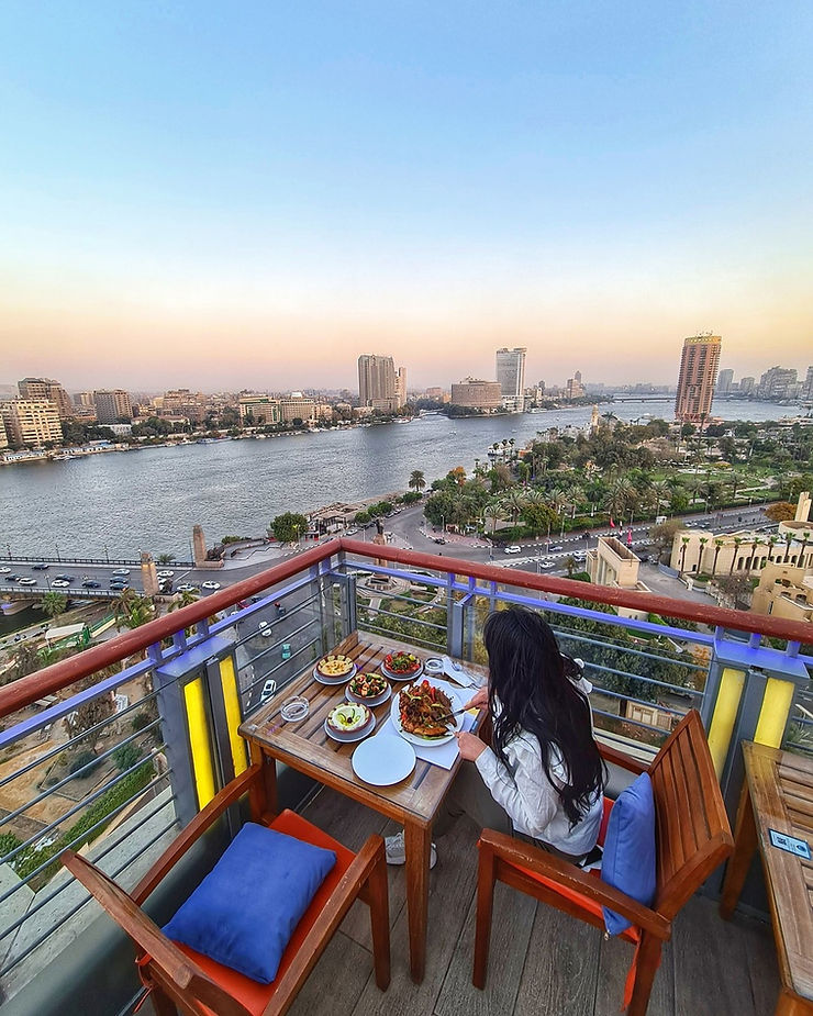 Cafe Frais Novotel. Best Nile View Restaurants in Cairo, Egypt