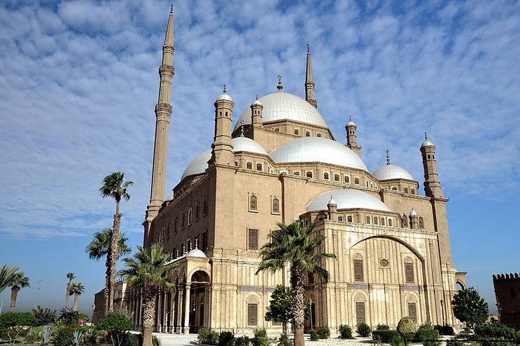 Citadel and Mohamed Ali mosque in Cairo, Egypt. Best sightseeing spots and things to do in Cairo Egypt