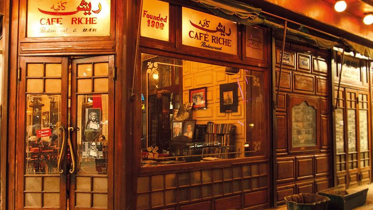 Cafe Riche. Vintage Cairo: 15 of the Oldest Restaurants, Bars and Cafes in the City