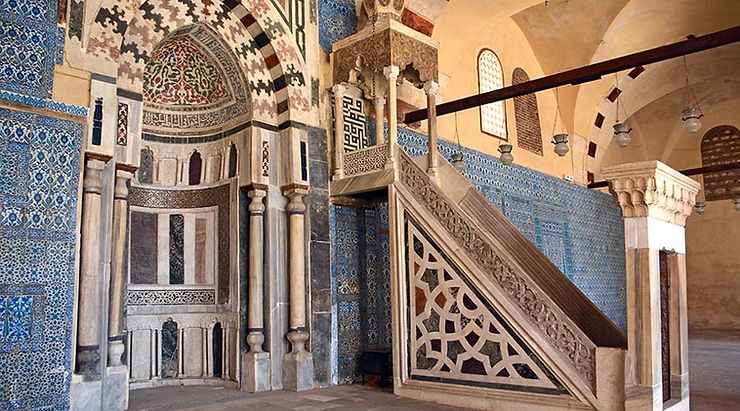 Aqsunqur mosque. most beautiful mosques in Egypt