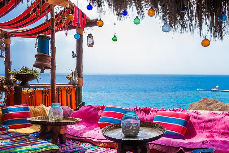 Farsha Mountain Lounge in Sharm el Sheikh, Egypt. Best views in Egypt