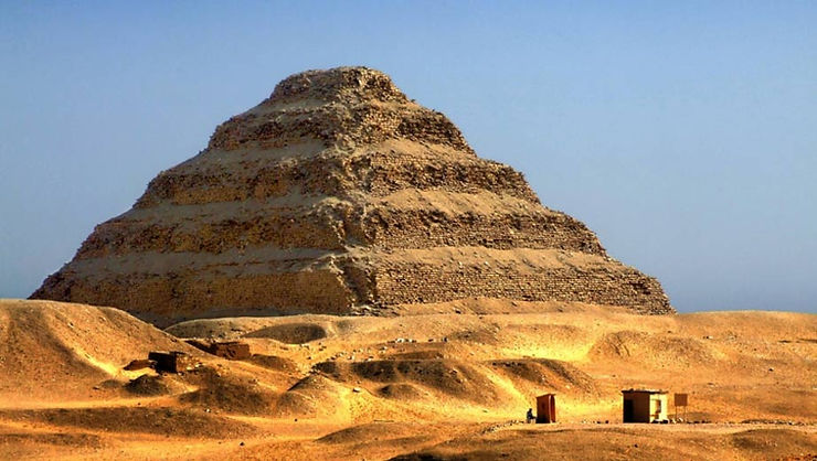 Saqqara pyramid. Memphis is a unesco world heritage site in egypt