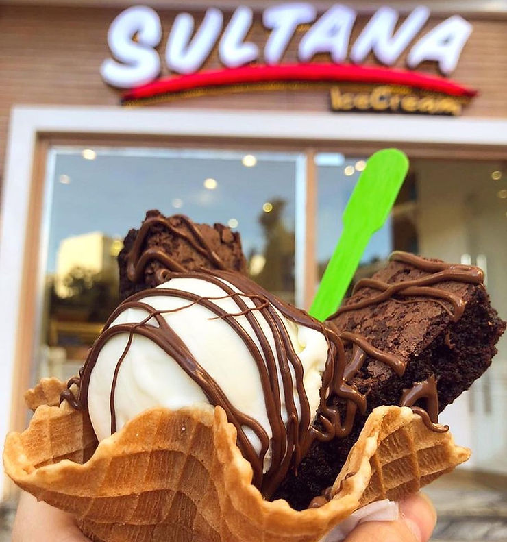 Sultana, best ice cream in Cairo