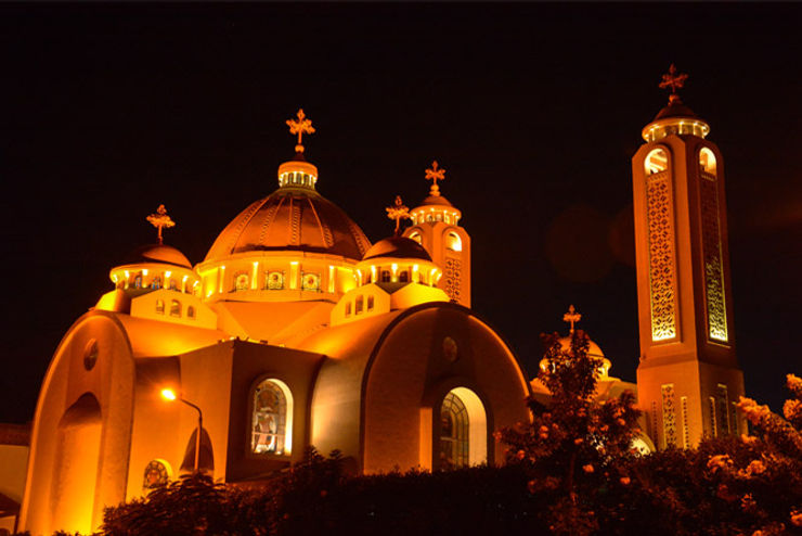 heavenly cathedral in sharm el sheikh, egypt. best churches, cathedrals and monasteries in egypt