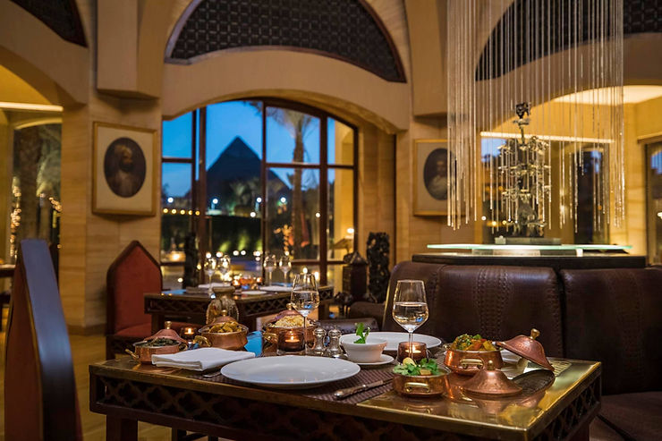 Moghul Room. Best Restaurants with Pyramid Views in Giza
