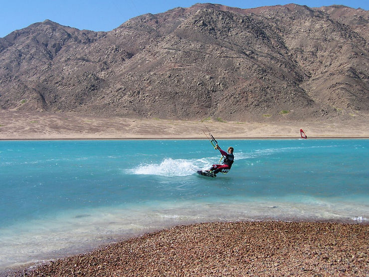 Blue Lagoon Dahab. Best Kitesurfing Spots in Egypt